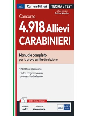 cover image of [EBOOK] Concorso 4.918 Allievi Carabinieri
